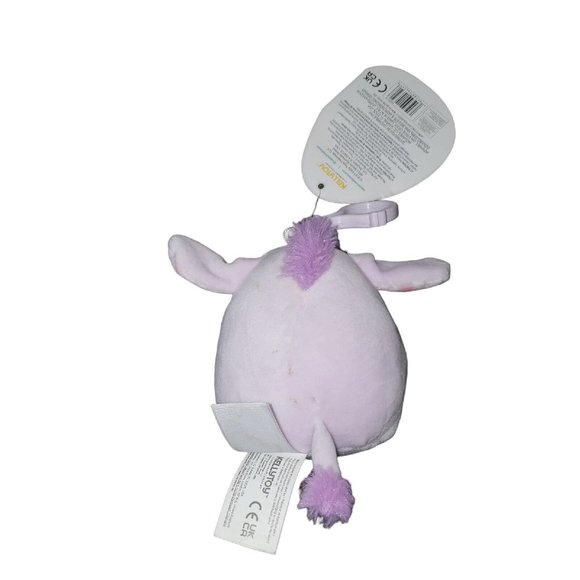 Squishmallow Kelly Toy Plush~Delzi Purple Flower Donkey 3.5" CLIP~2023 NWT - Picture 5 of 6